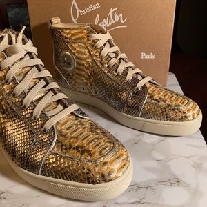 Christian Louboutin Rantus Flat Python Tropicana EU 47.5